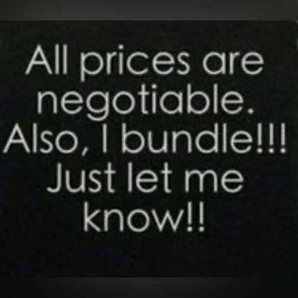 Tops - Negotiable Prices Sign
